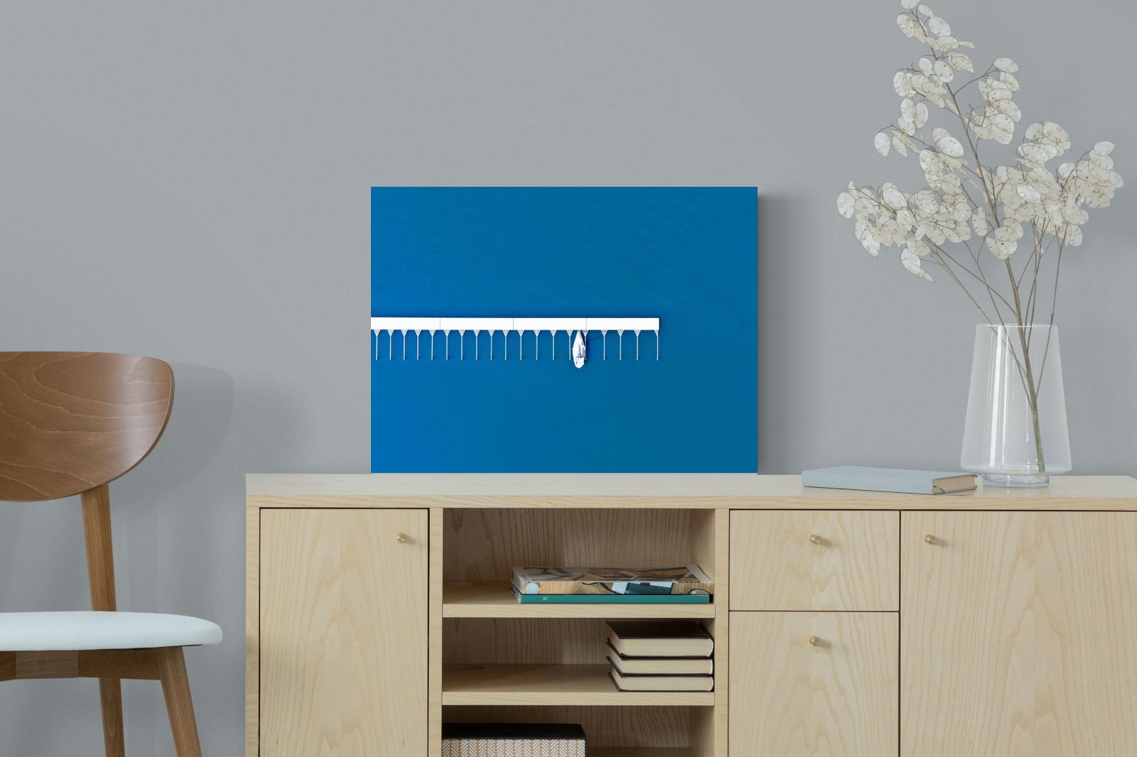 Yacht Club-Wall_Art-60 x 45cm-Mounted Canvas-No Frame-Pixalot