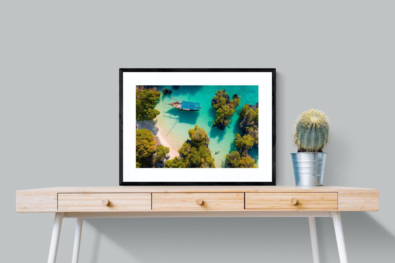 Zanzibar-Wall_Art-80 x 60cm-Framed Print-Black-Pixalot