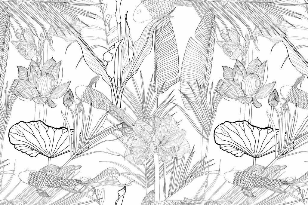 Leafy Koi-Wall_Art-Pixalot