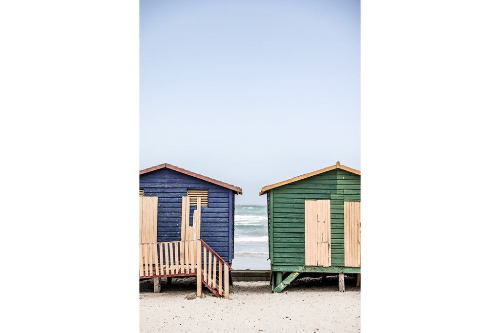 Blue & Green Beach Huts