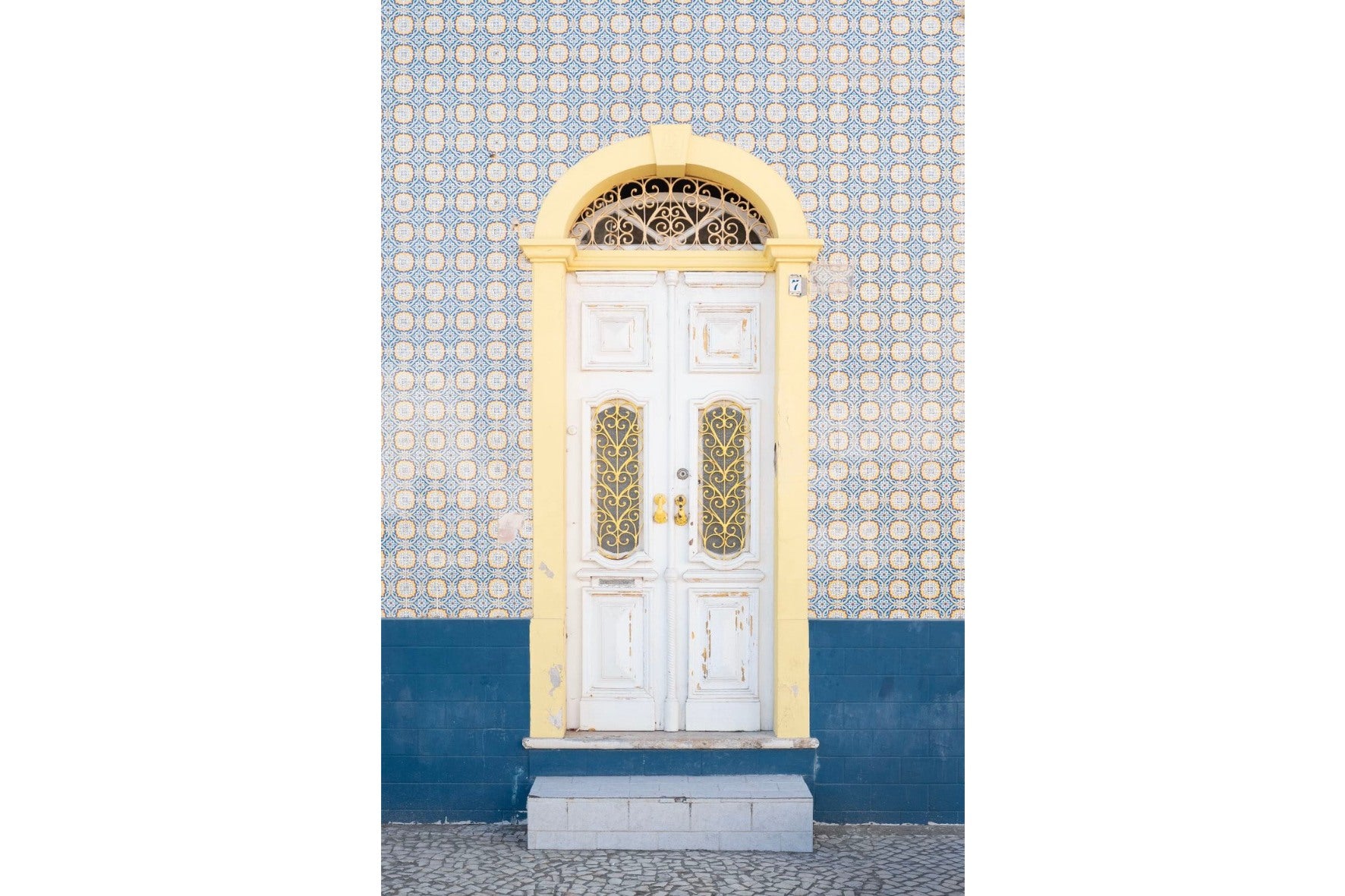Blue and Yellow Facade