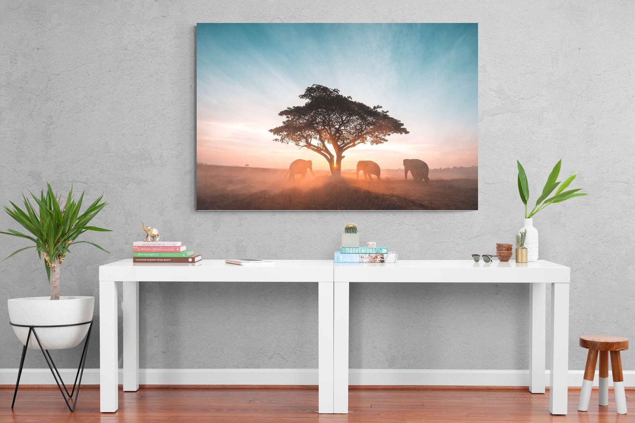 Acacia Cover-Wall_Art-150 x 100cm-Mounted Canvas-No Frame-Pixalot