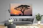 Acacia Sunset-Wall_Art-220 x 130cm-Mounted Canvas-No Frame-Pixalot