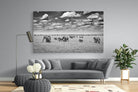 Amboseli Elephant Convoy-Wall_Art-220 x 130cm-Mounted Canvas-No Frame-Pixalot