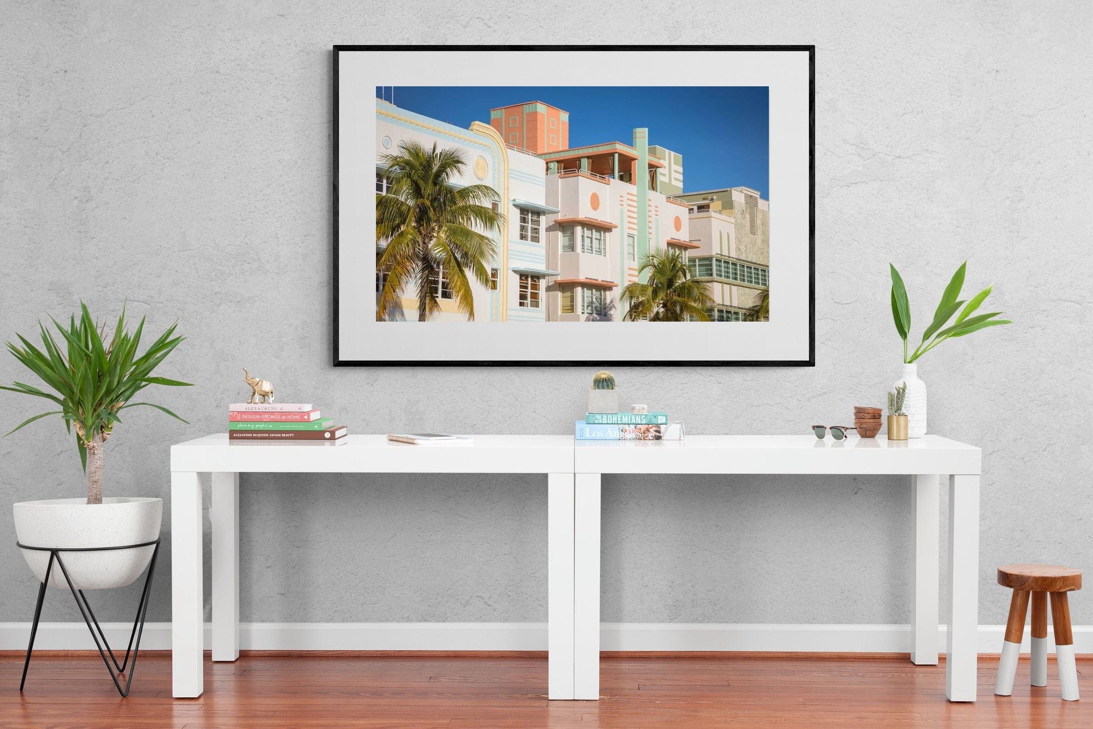 Art Deco Design-Wall_Art-150 x 100cm-Framed Print-Black-Pixalot