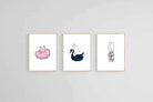 Ballet Set-Wall_Art-45 x 60cm (x3)-Mounted Canvas-Wood-Pixalot