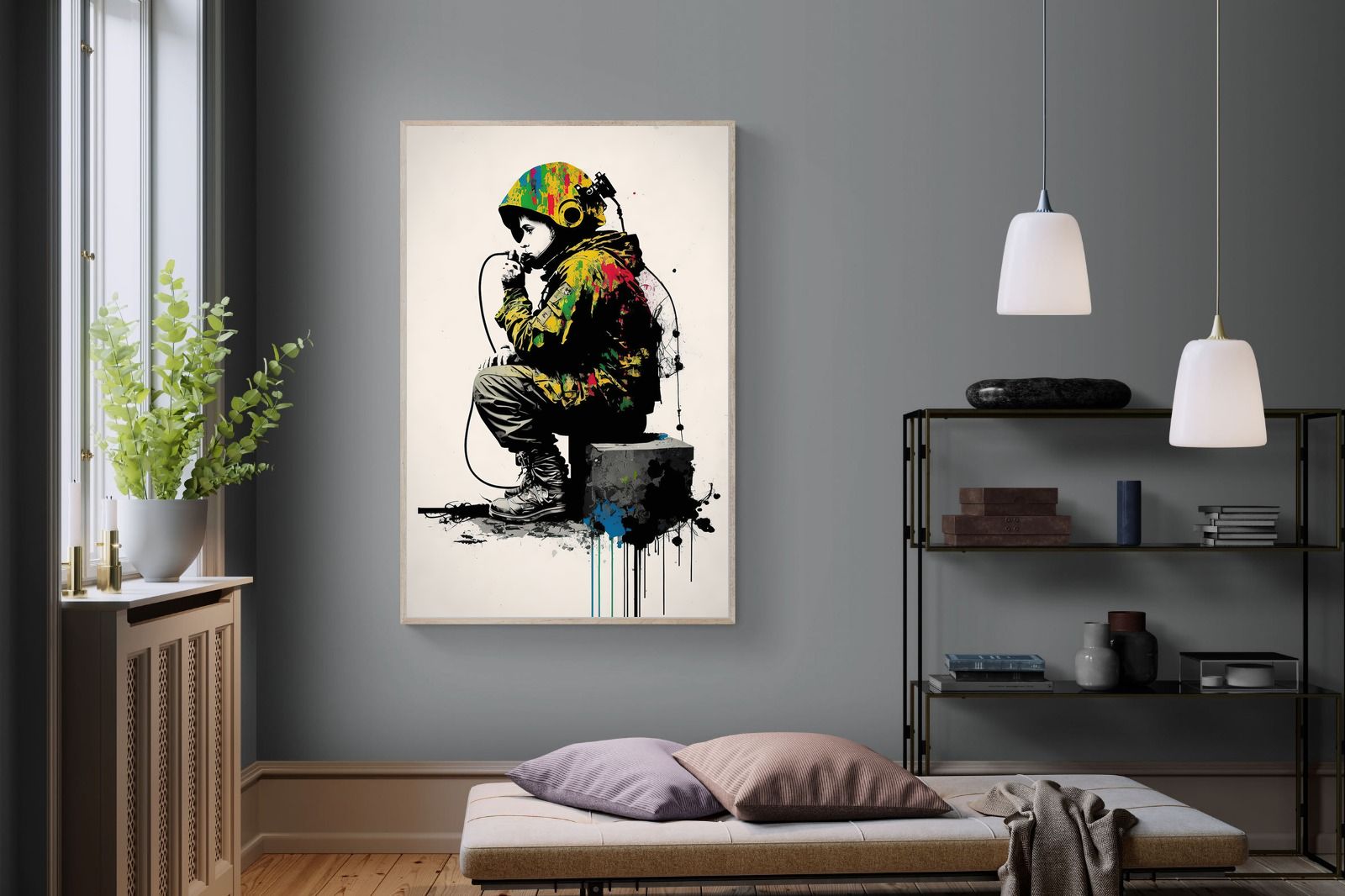 Pixalot Banksy Astronaut