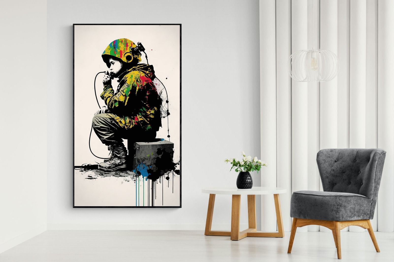 Pixalot Banksy Astronaut