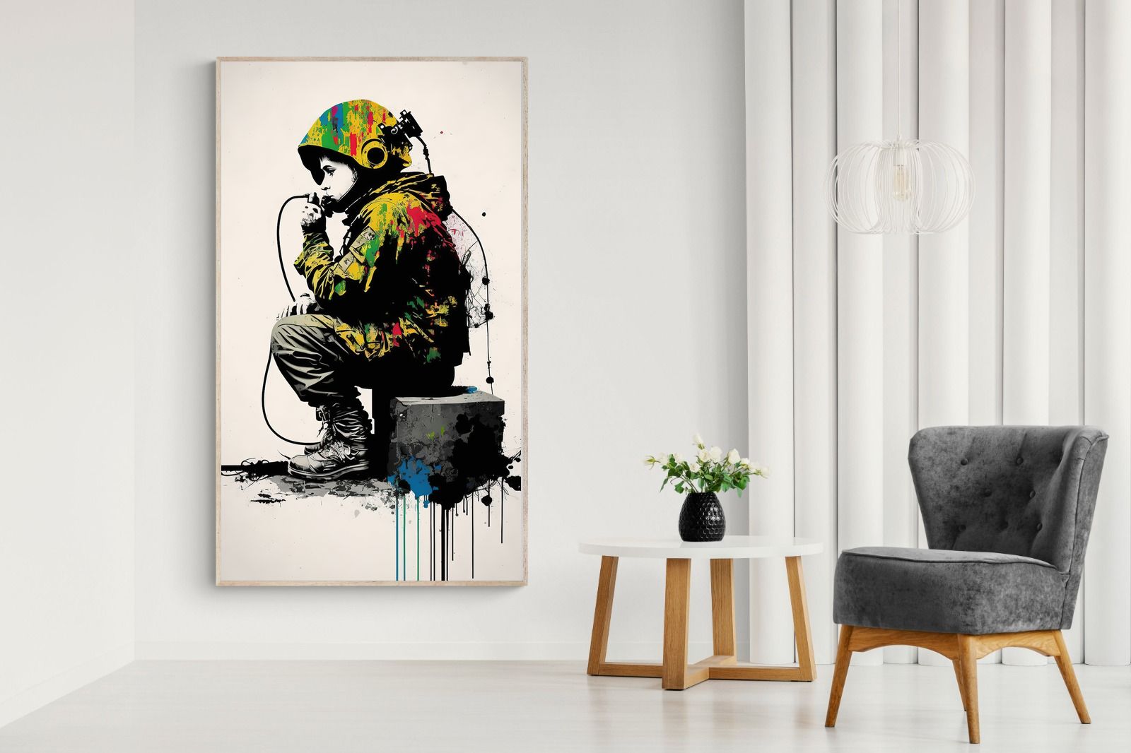 Pixalot Banksy Astronaut