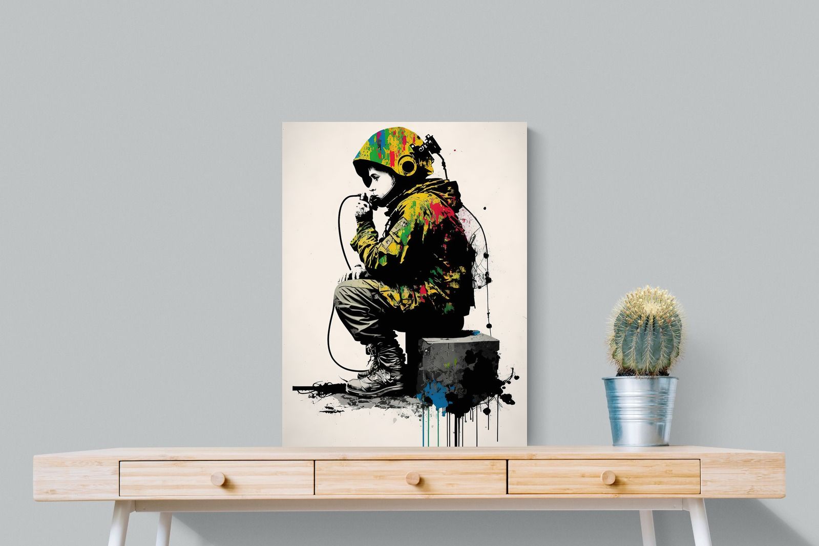 Pixalot Banksy Astronaut