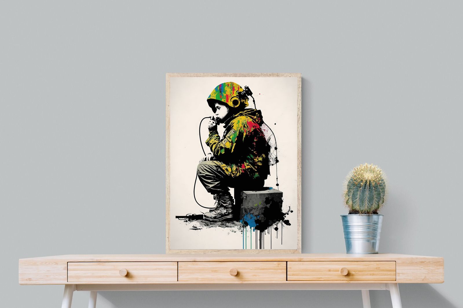 Pixalot Banksy Astronaut