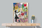 Mr Brainwash Banksy Tribute Street Art-Wall_Art-75 x 100cm-Mounted Canvas-Wood-Pixalot