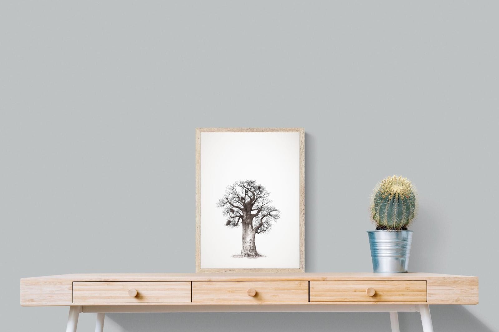 Baobab Legacy #5-Wall_Art-45 x 60cm-Mounted Canvas-Wood-Pixalot