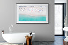 Beach Life-Wall_Art-180 x 110cm-Framed Print-Black-Pixalot