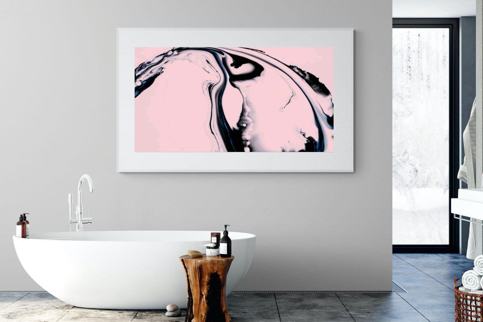 Black Ink-Wall_Art-180 x 110cm-Framed Print-White-Pixalot