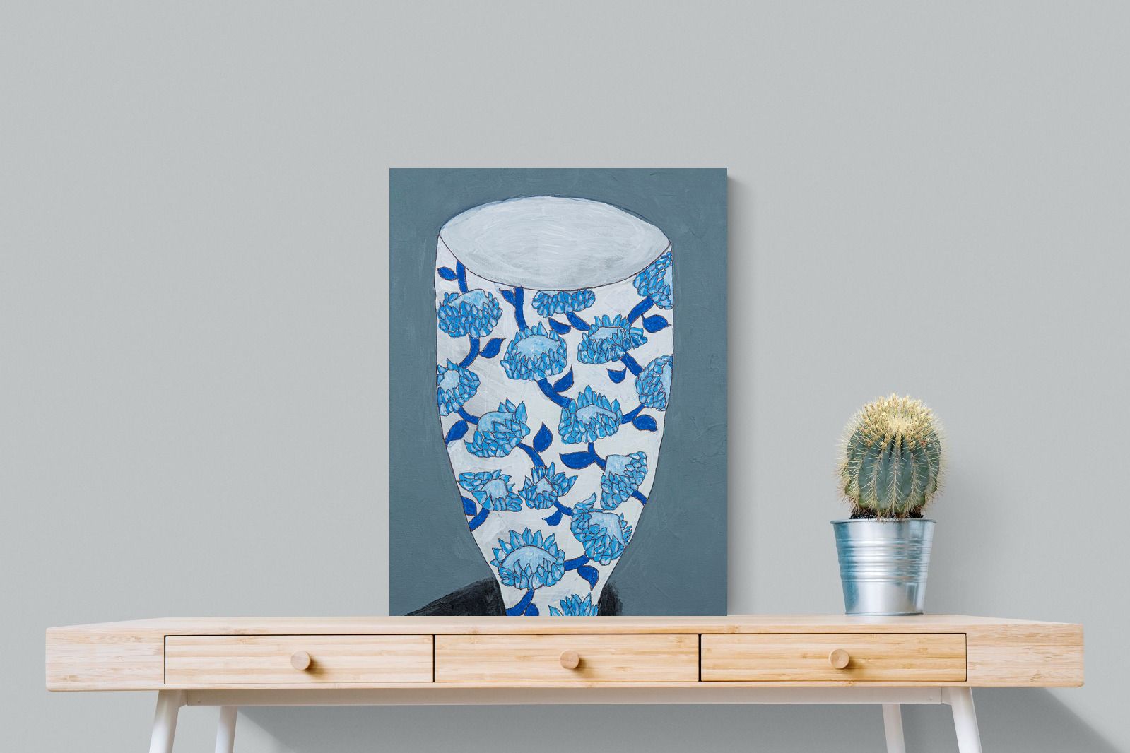 Pixalot Blue Protea Vase