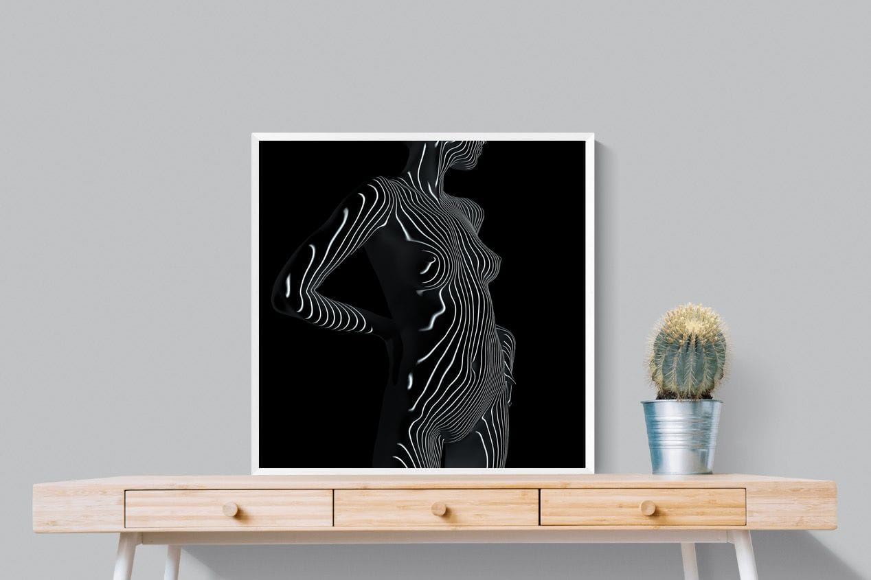 Body Contours-Wall_Art-80 x 80cm-Mounted Canvas-White-Pixalot