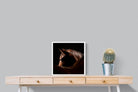 Bronze Mare-Wall_Art-50 x 50cm-Mounted Canvas-White-Pixalot