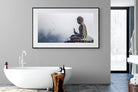 Buddha-Wall_Art-180 x 110cm-Framed Print-Black-Pixalot