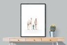 Camel Kid-Wall_Art-75 x 100cm-Framed Print-Black-Pixalot