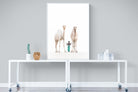 Camel Kid-Wall_Art-90 x 120cm-Mounted Canvas-White-Pixalot