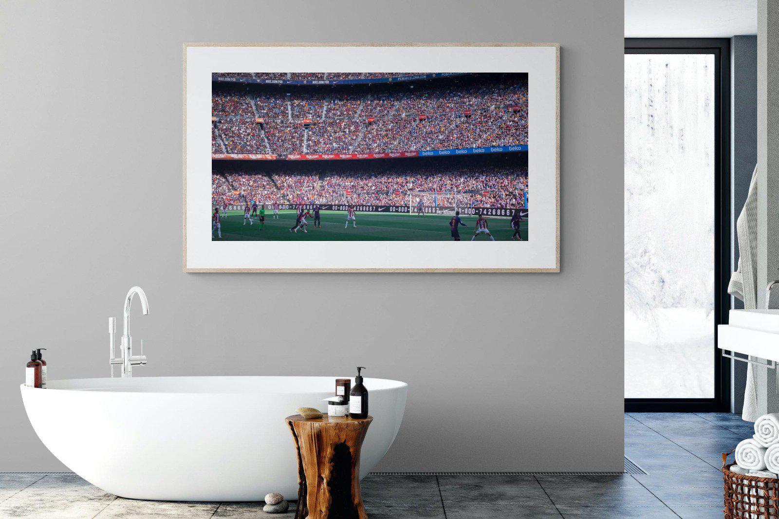 Camp Nou-Wall_Art-180 x 110cm-Framed Print-Wood-Pixalot