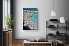 Capri Beach-Wall_Art-100 x 150cm-Mounted Canvas-Black-Pixalot