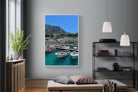 Capri Harbour-Wall_Art-120 x 180cm-Mounted Canvas-White-Pixalot