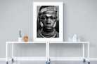 Caro Girl-Wall_Art-90 x 120cm-Framed Print-White-Pixalot