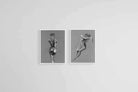 Chalk & Charcoal Set-Wall_Art-45 x 60cm (x2)-Mounted Canvas-White-Pixalot