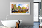 Colours of Amsterdam-Wall_Art-180 x 110cm-Framed Print-Wood-Pixalot