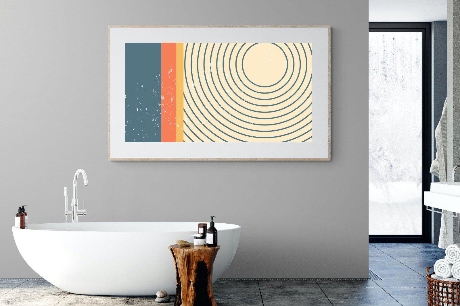 Concentric-Wall_Art-180 x 110cm-Framed Print-Wood-Pixalot