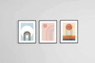 Copenhagen Set-Wall_Art-45 x 60cm (x3)-Framed Print-Black-Pixalot