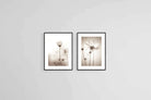 Cosmos Set-Wall_Art-45 x 60cm (x2)-Framed Print-Black-Pixalot