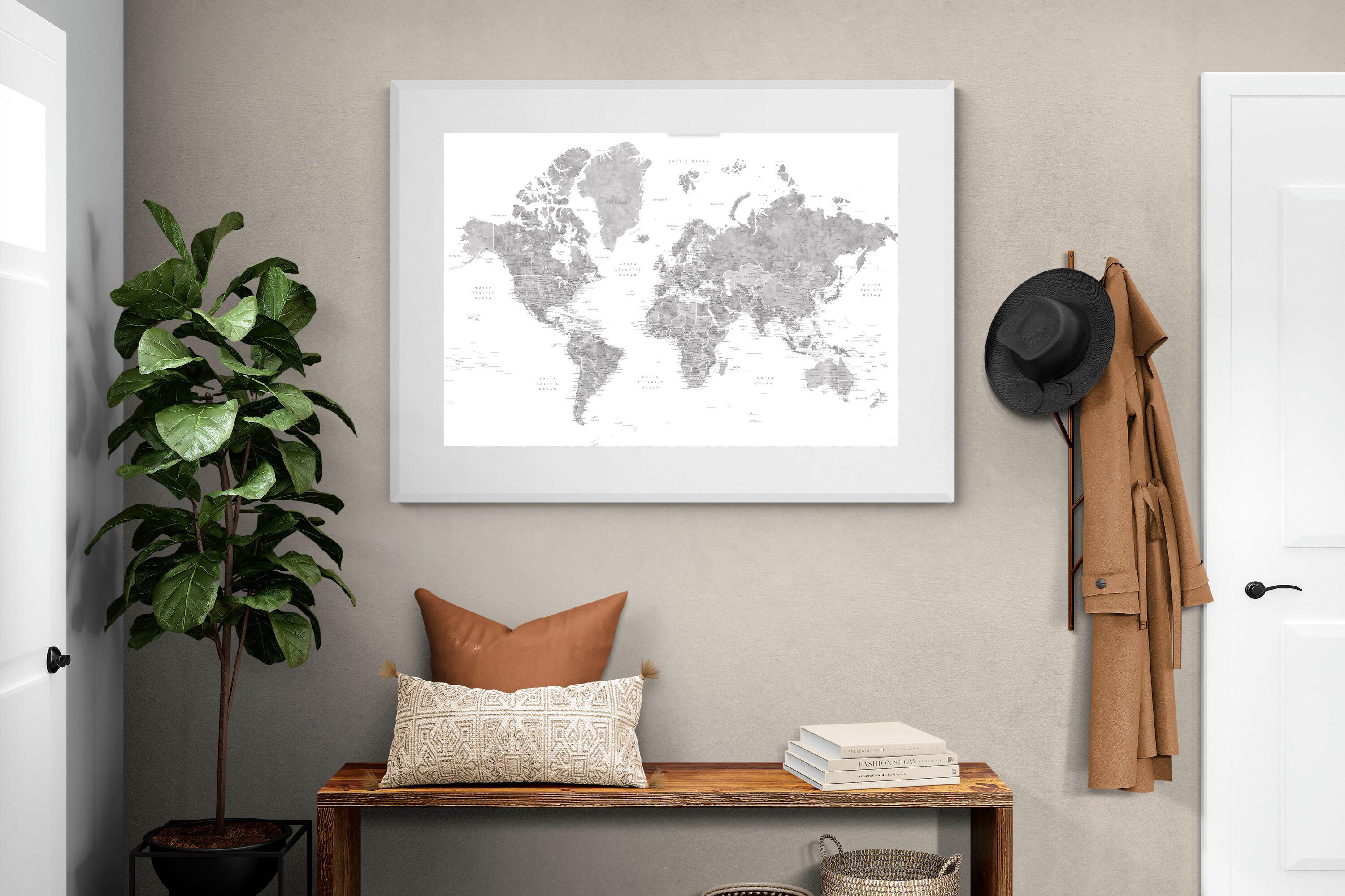 Pixalot Detailed World (Grey)