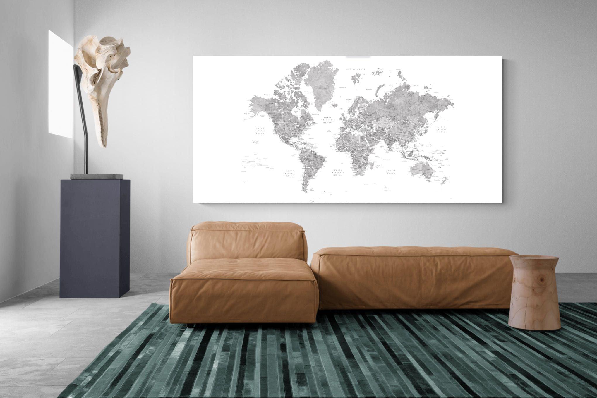 Pixalot Detailed World (Grey)