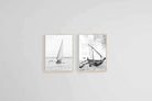 Dhow Set-Wall_Art-45 x 60cm (x2)-Mounted Canvas-Wood-Pixalot