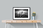 Dirt Bike-Wall_Art-80 x 60cm-Framed Print-Black-Pixalot