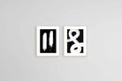 Double Trouble-Wall_Art-45 x 60cm (x2)-Framed Print-Wood-Pixalot