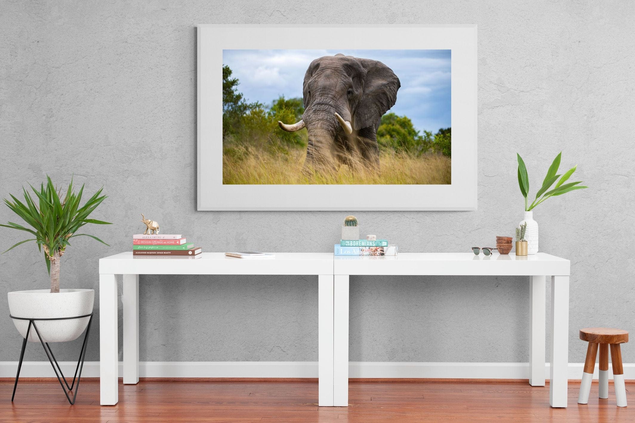 Emerge-Wall_Art-150 x 100cm-Framed Print-White-Pixalot