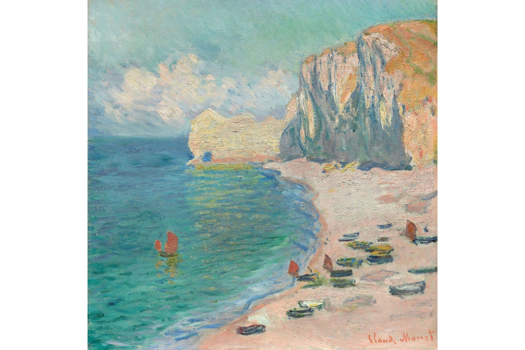 Étretat, The Beach and the Falaise d'Amont