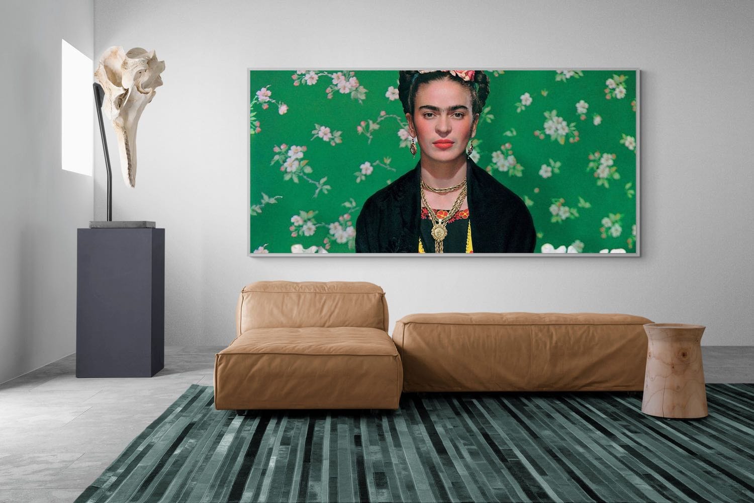 Fabulous Frida-Wall_Art-275 x 130cm-Mounted Canvas-White-Pixalot