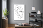 Face to Face-Wall_Art-120 x 180cm-Mounted Canvas-White-Pixalot