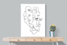 Face to Face-Wall_Art-75 x 100cm-Mounted Canvas-White-Pixalot