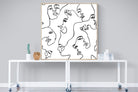 Faces of Fashion-Wall_Art-120 x 120cm-Mounted Canvas-Wood-Pixalot
