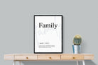 Familia-Wall_Art-60 x 80cm-Mounted Canvas-Black-Pixalot