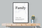 Familia-Wall_Art-75 x 100cm-Mounted Canvas-Black-Pixalot