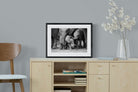 Family Ties-Wall_Art-60 x 45cm-Framed Print-Black-Pixalot