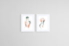 Femme Set-Wall_Art-45 x 60cm (x2)-Framed Print-White-Pixalot