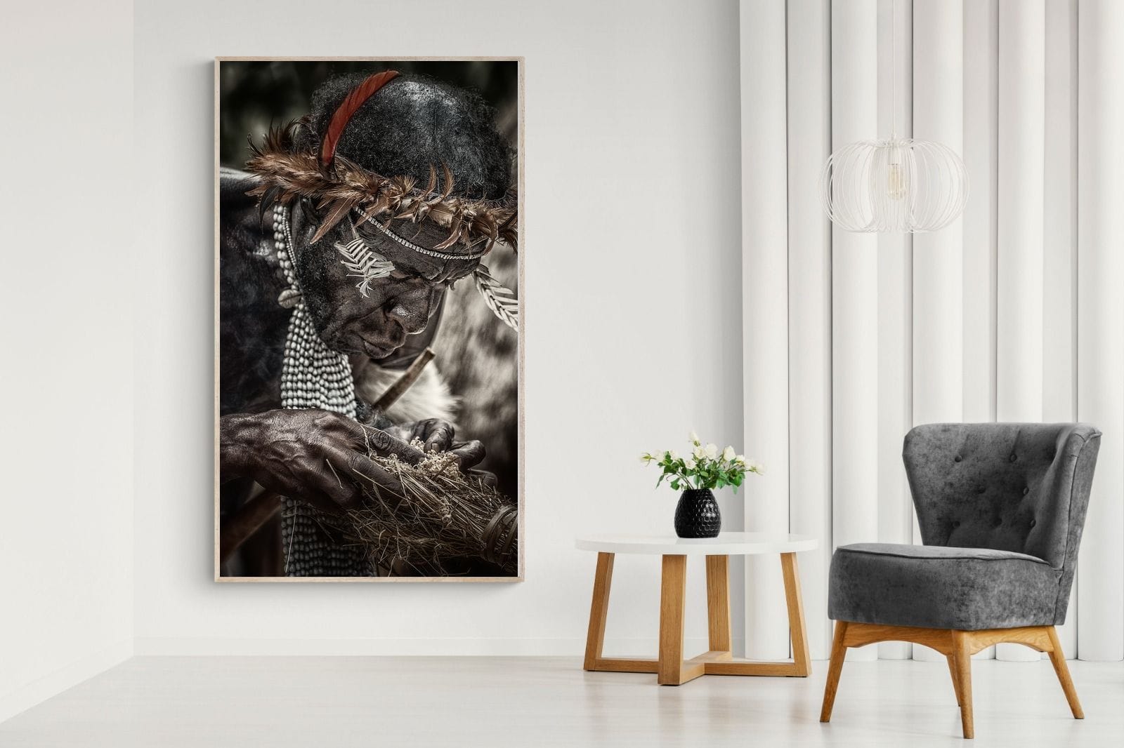 Fire Starter-Wall_Art-130 x 220cm-Mounted Canvas-Wood-Pixalot